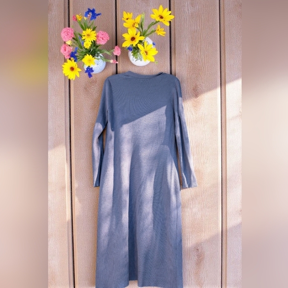 Nine West Hardware Long CardiganColor: Resolute Blue, Size: LARGE (EUC) - Picture 7 of 11